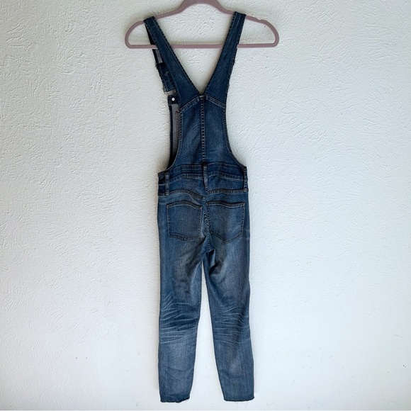Madewell Stretch Overalls in Kemp Wash XXS - Picture 4 of 6